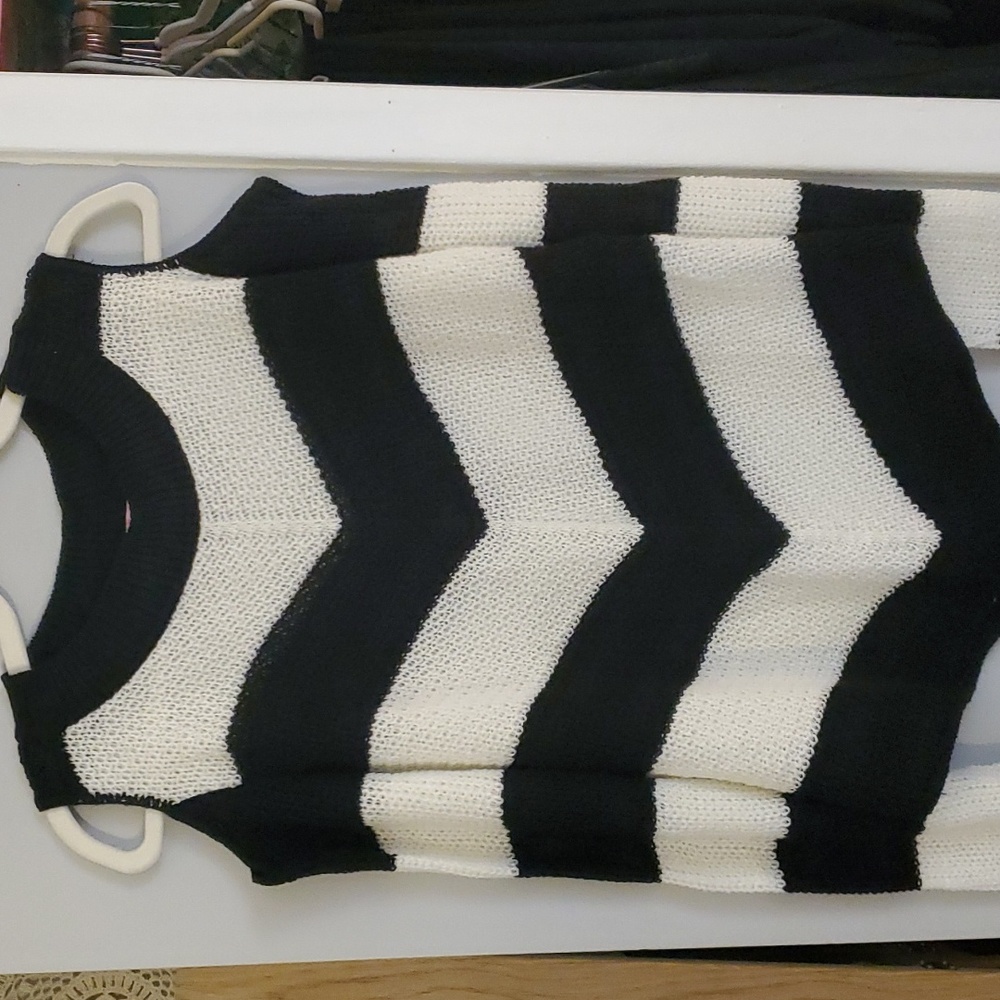Knit Minded Striped Sweater.Nwot!